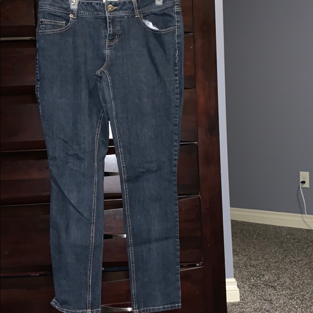 Size 15 SO low rise skinny jean euc